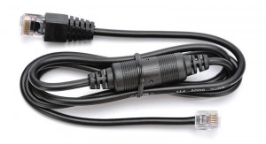 Kabel 10P10C-6P6C-24V1 pro zásuvky C420B, černý