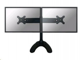NewStar FPMA-D700DD - Montážní sada ( stojan na pracovní stůl ) pro 2 LCD displeje - černá - veliko