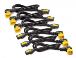 APC Power Cord Kit, ( 6ea) ,Locking, 10A, 100-230V, C13 to C14 (pravoúhlý) 1,8m