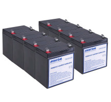 Bateriový kit AVACOM AVA-RBC43-KIT náhrada pro renovaci RBC43 (8ks baterií)